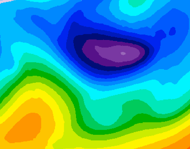 GDPS 500 millibar geopotential height 174 hour forecast chart for Canada based on 2026/01/28 1200Z data