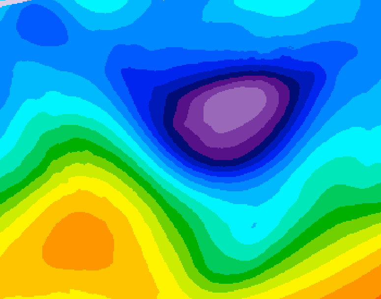 GDPS 500 millibar geopotential height 192 hour forecast chart for Canada based on 2026/01/28 1200Z data