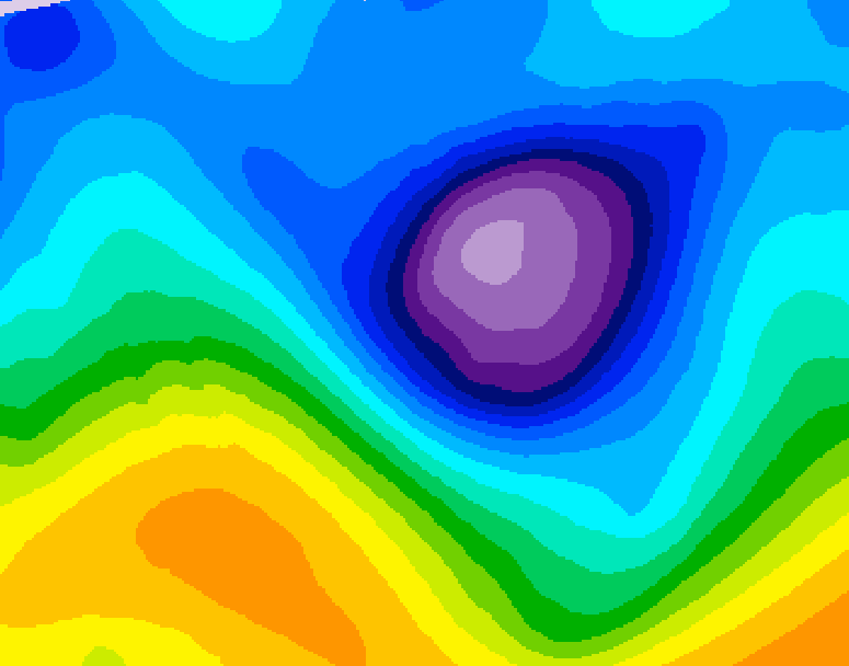 GDPS 500 millibar geopotential height 204 hour forecast chart for Canada based on 2026/01/28 1200Z data