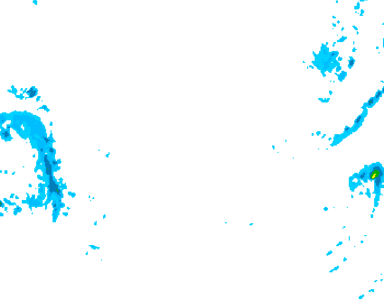 GDPS precipitation 006 hour forecast chart for Canada based on 2026/01/28 1200Z data