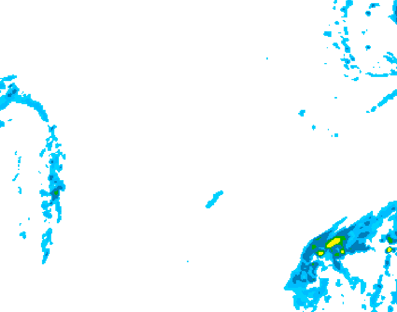 GDPS precipitation 096 hour forecast chart for Canada based on 2026/01/28 1200Z data