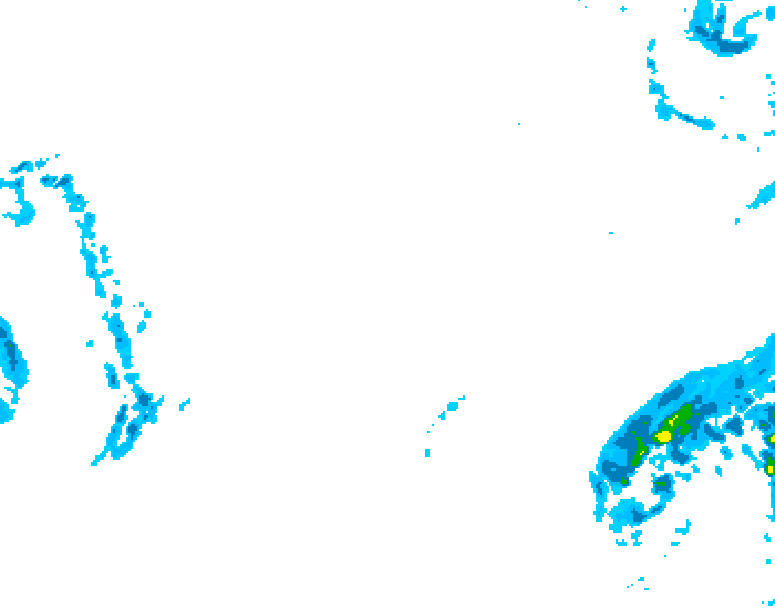 GDPS precipitation 108 hour forecast chart for Canada based on 2026/01/28 1200Z data