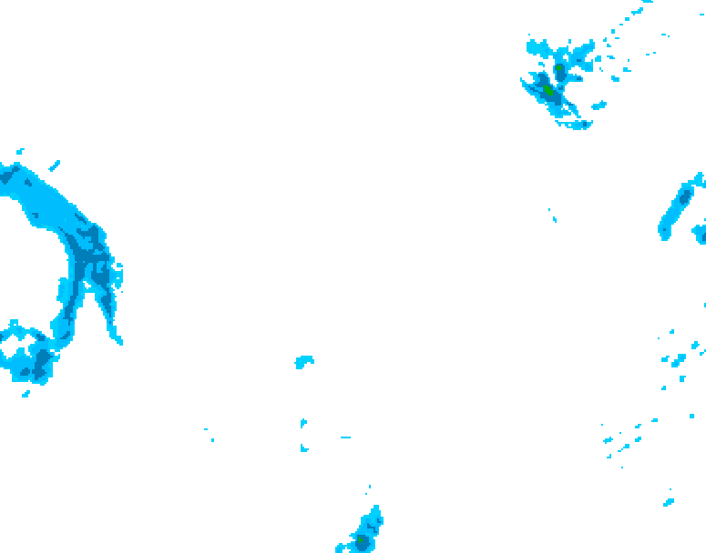 GDPS precipitation 150 hour forecast chart for Canada based on 2026/01/28 1200Z data
