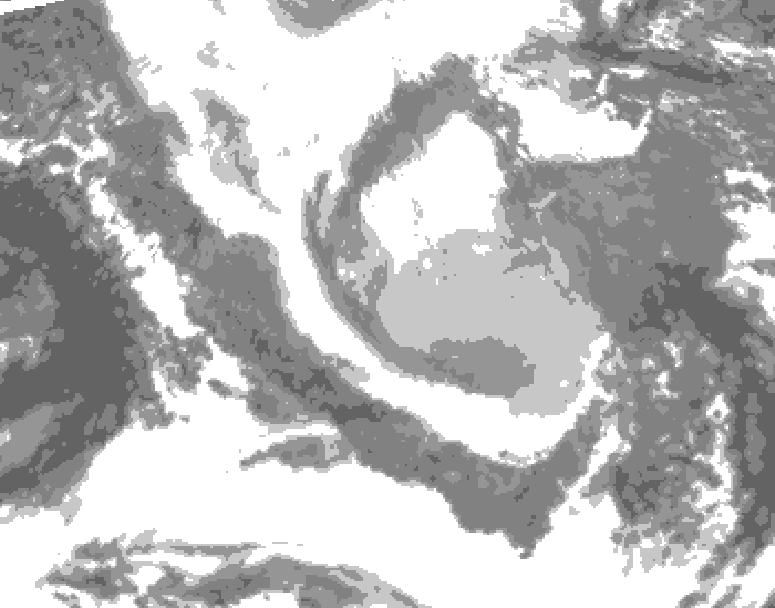 GDPS total cloud 228 hour forecast chart for Canada based on 2026/01/28 1200Z data