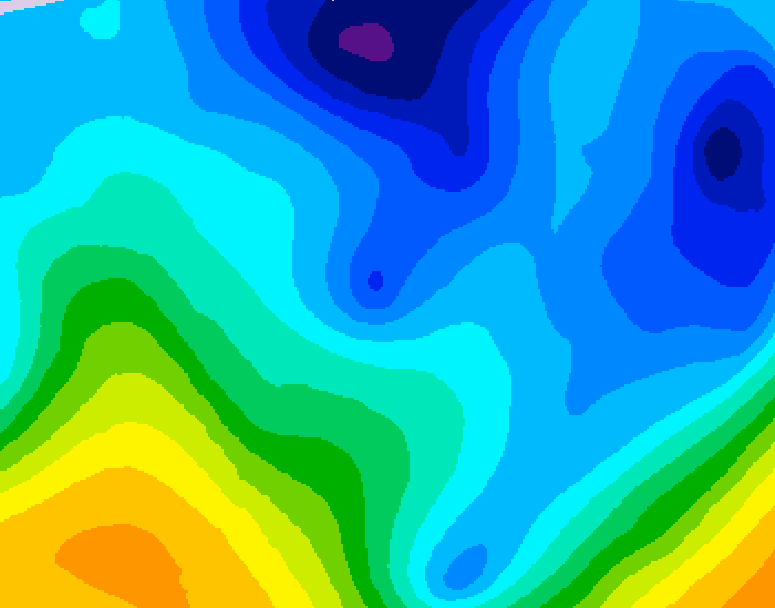 GDPS 500 millibar geopotential height 060 hour forecast chart for Canada based on 2026/01/29 0000Z data