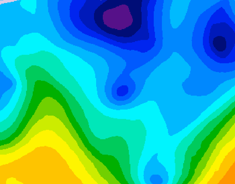 GDPS 500 millibar geopotential height 072 hour forecast chart for Canada based on 2026/01/29 0000Z data
