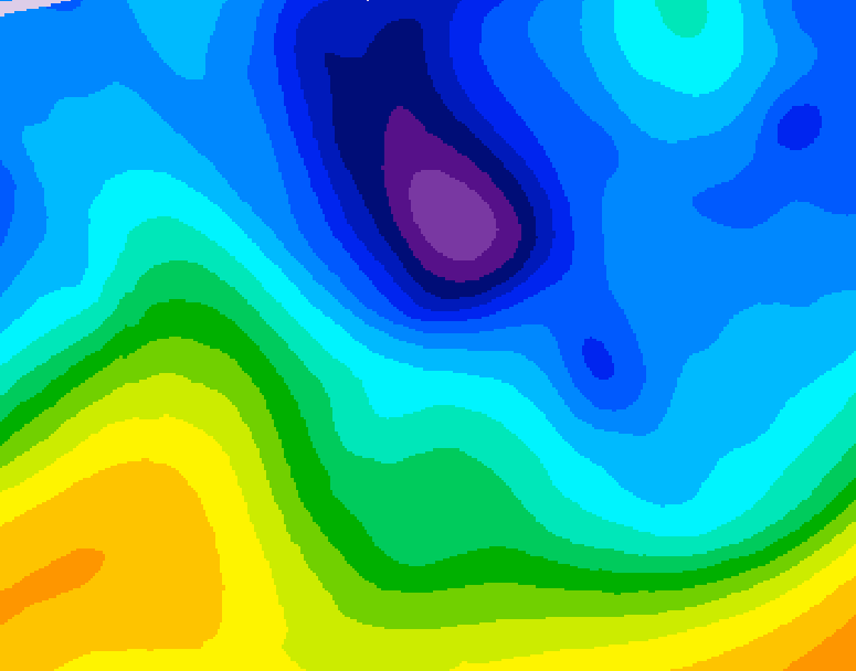 GDPS 500 millibar geopotential height 144 hour forecast chart for Canada based on 2026/01/29 0000Z data