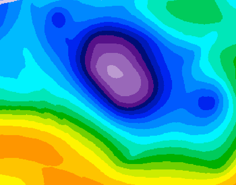 GDPS 500 millibar geopotential height 234 hour forecast chart for Canada based on 2026/01/29 0000Z data