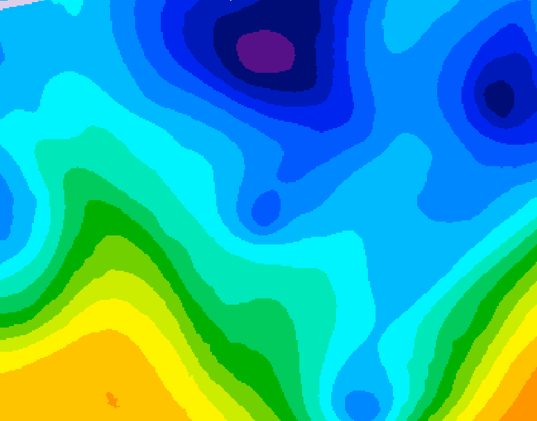 GDPS 500 millibar geopotential height 060 hour forecast chart for Canada based on 2026/01/29 1200Z data