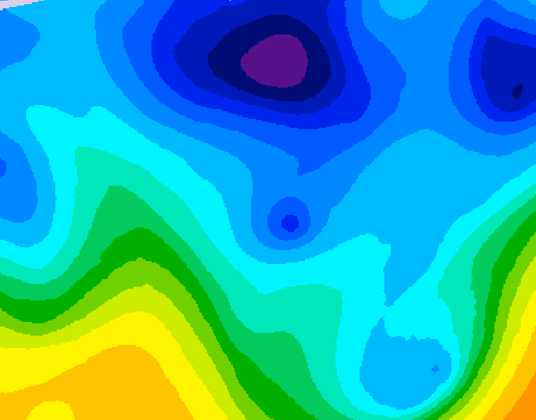 GDPS 500 millibar geopotential height 072 hour forecast chart for Canada based on 2026/01/29 1200Z data