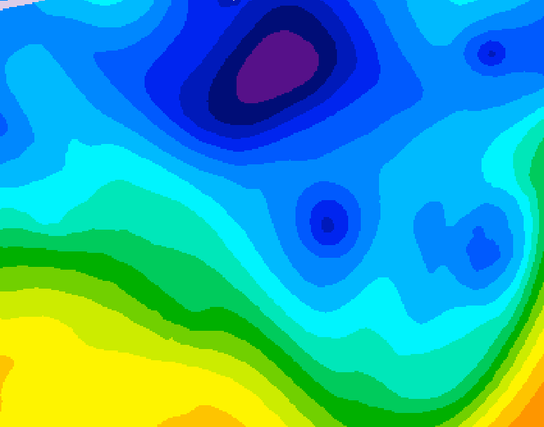 GDPS 500 millibar geopotential height 096 hour forecast chart for Canada based on 2026/01/29 1200Z data