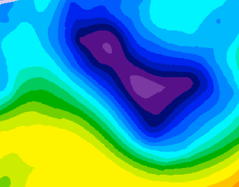 GDPS 500 millibar geopotential height 204 hour forecast chart for Canada based on 2026/01/29 1200Z data