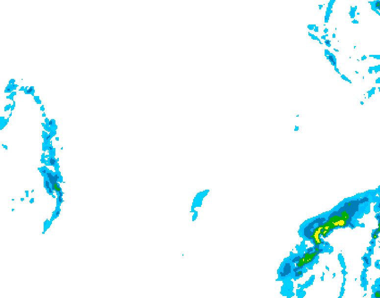 GDPS precipitation 084 hour forecast chart for Canada based on 2026/01/29 0000Z data