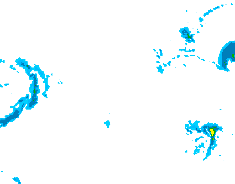 GDPS precipitation 216 hour forecast chart for Canada based on 2026/01/29 1200Z data