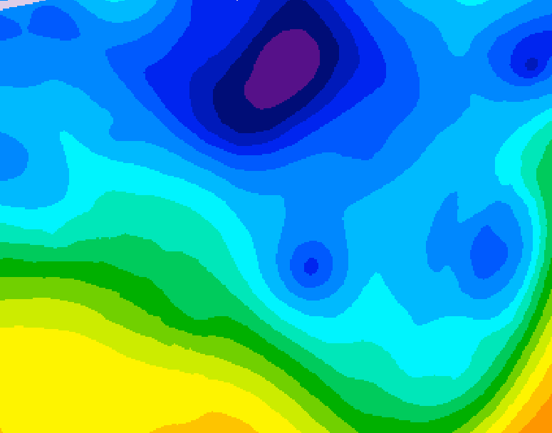 GDPS 500 millibar geopotential height 084 hour forecast chart for Canada based on 2026/01/30 0000Z data