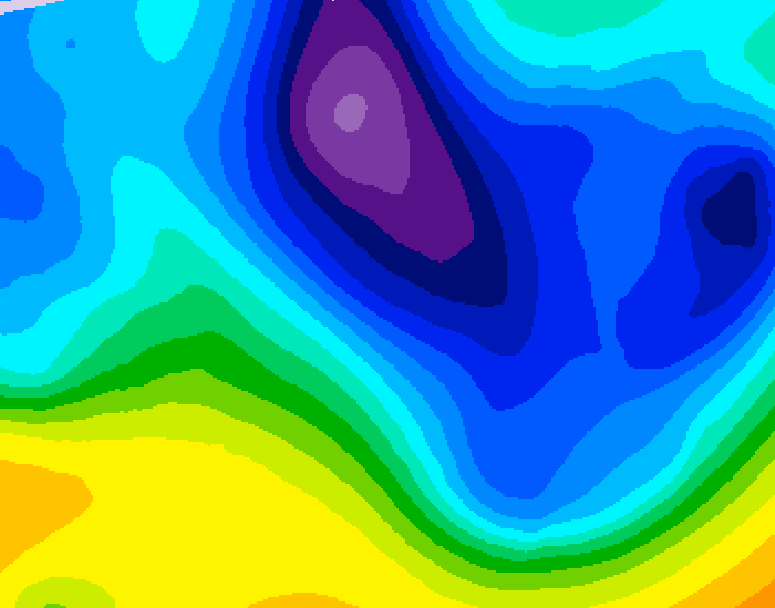 GDPS 500 millibar geopotential height 204 hour forecast chart for Canada based on 2026/01/30 0000Z data