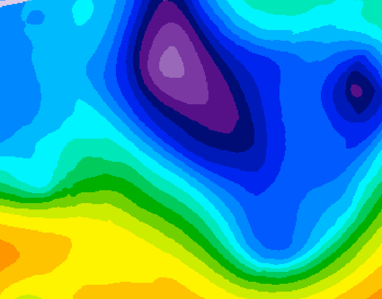 GDPS 500 millibar geopotential height 210 hour forecast chart for Canada based on 2026/01/30 0000Z data