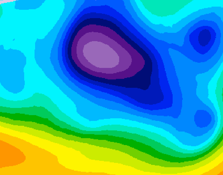 GDPS 500 millibar geopotential height 234 hour forecast chart for Canada based on 2026/01/30 0000Z data