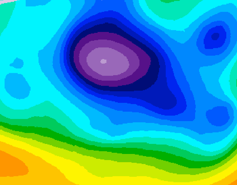 GDPS 500 millibar geopotential height 240 hour forecast chart for Canada based on 2026/01/30 0000Z data