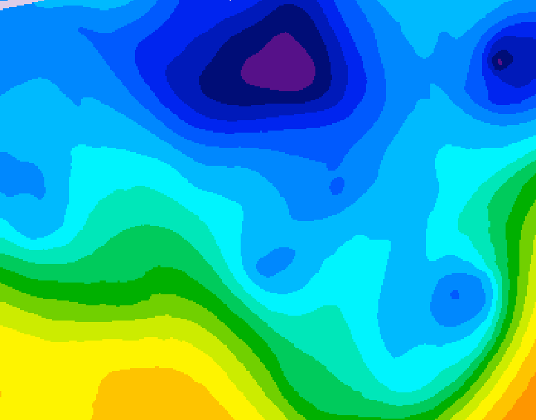 GDPS 500 millibar geopotential height 060 hour forecast chart for Canada based on 2026/01/30 1200Z data
