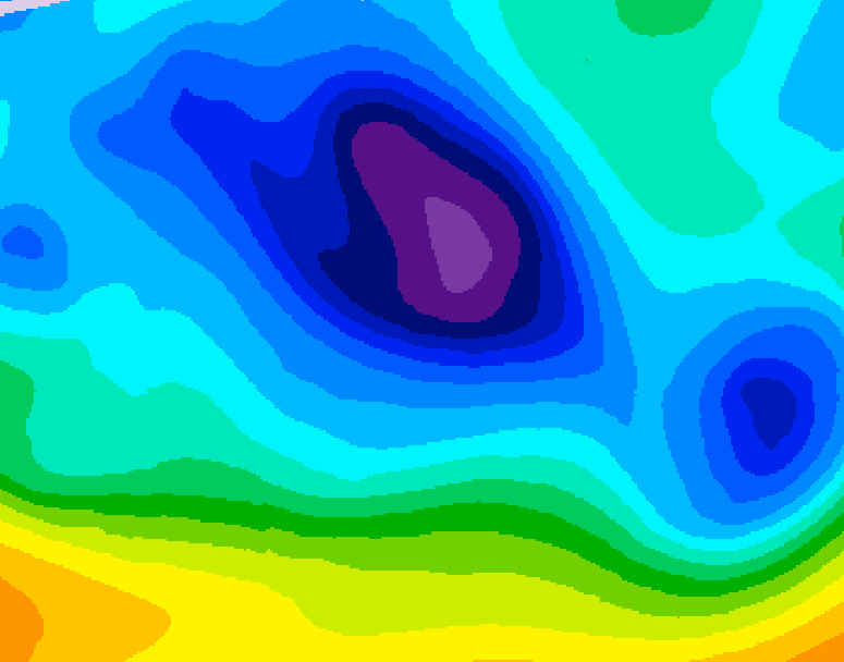 GDPS 500 millibar geopotential height 228 hour forecast chart for Canada based on 2026/01/30 1200Z data
