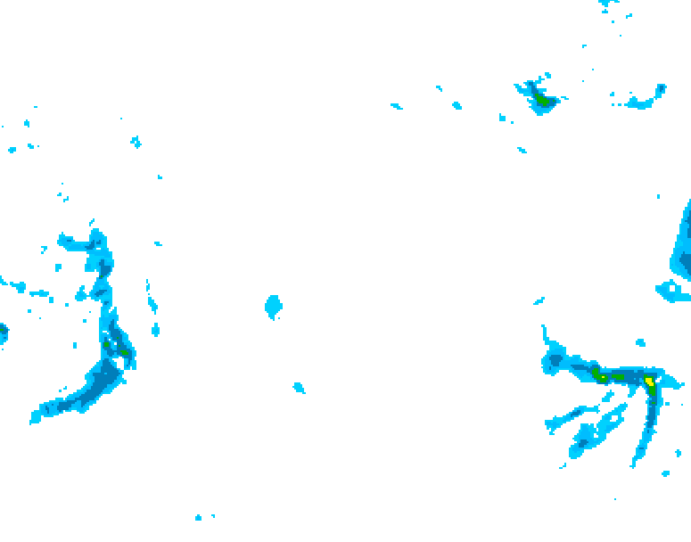 GDPS precipitation 198 hour forecast chart for Canada based on 2026/01/30 1200Z data