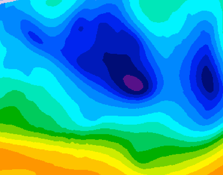 GDPS 500 millibar geopotential height 228 hour forecast chart for Canada based on 2026/01/31 0000Z data