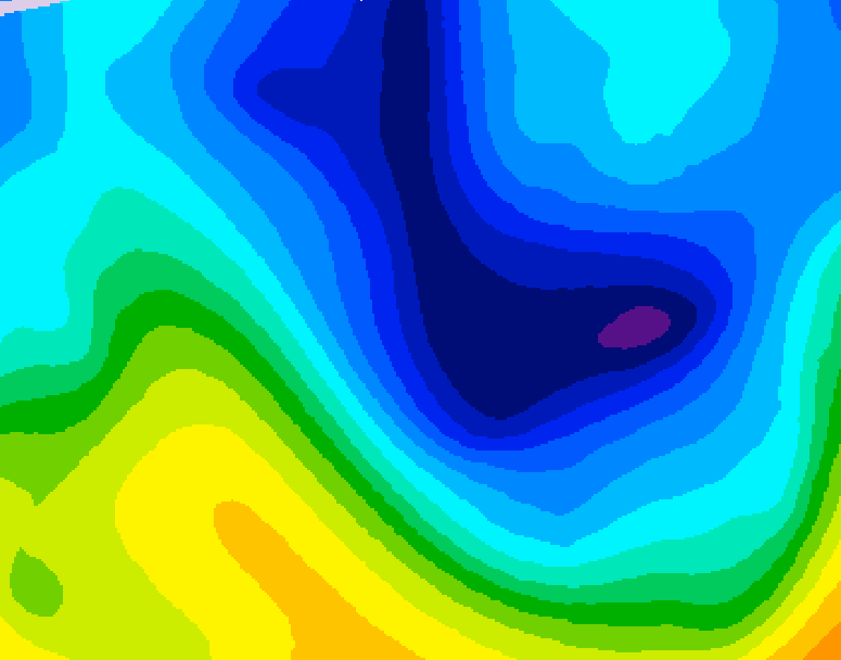 GDPS 500 millibar geopotential height 144 hour forecast chart for Canada based on 2026/01/31 1200Z data
