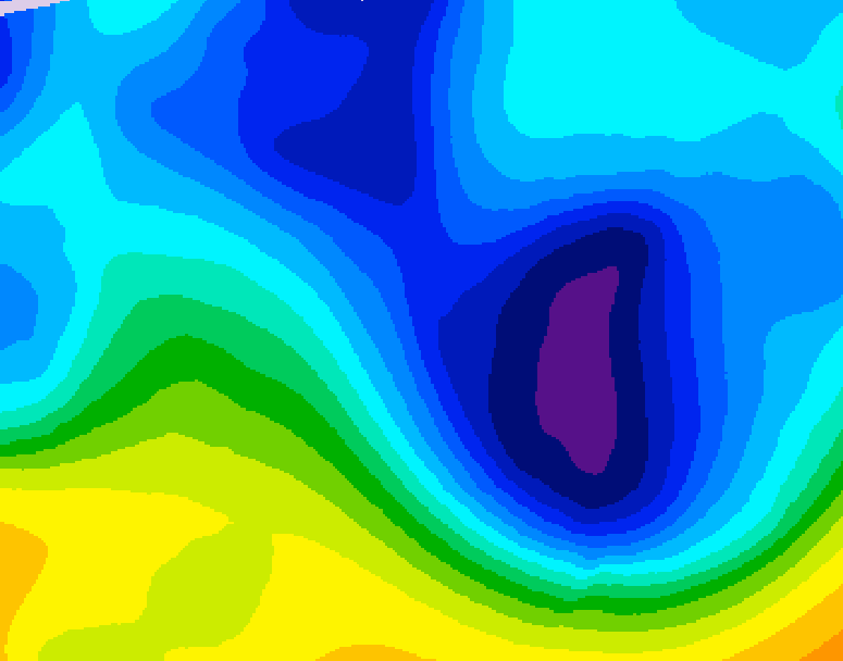 GDPS 500 millibar geopotential height 168 hour forecast chart for Canada based on 2026/01/31 1200Z data