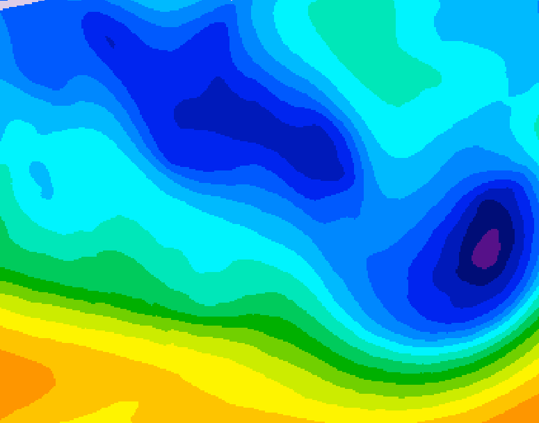 GDPS 500 millibar geopotential height 204 hour forecast chart for Canada based on 2026/01/31 1200Z data