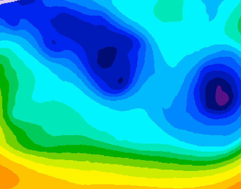 GDPS 500 millibar geopotential height 228 hour forecast chart for Canada based on 2026/01/31 1200Z data