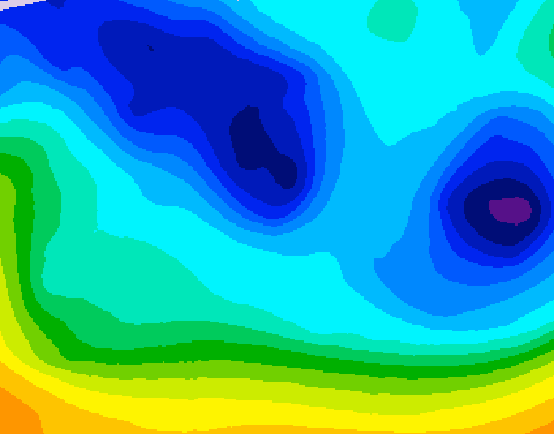 GDPS 500 millibar geopotential height 234 hour forecast chart for Canada based on 2026/01/31 1200Z data