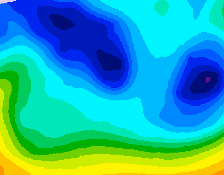 GDPS 500 millibar geopotential height 240 hour forecast chart for Canada based on 2026/01/31 1200Z data