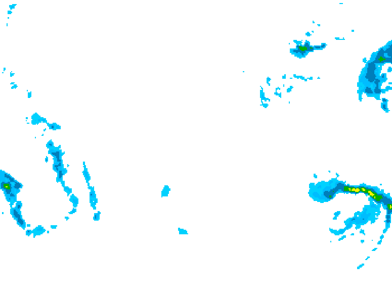 GDPS precipitation 186 hour forecast chart for Canada based on 2026/01/31 0000Z data