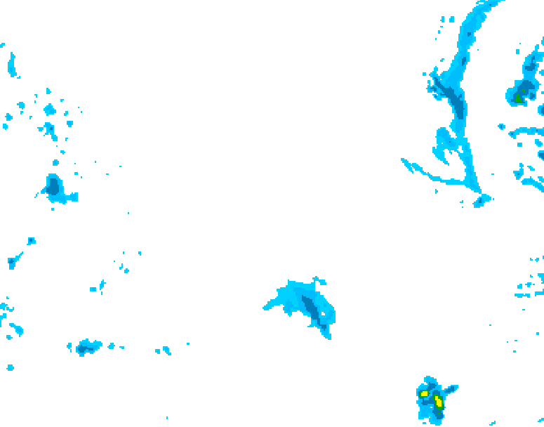 GDPS precipitation 240 hour forecast chart for Canada based on 2026/01/31 0000Z data
