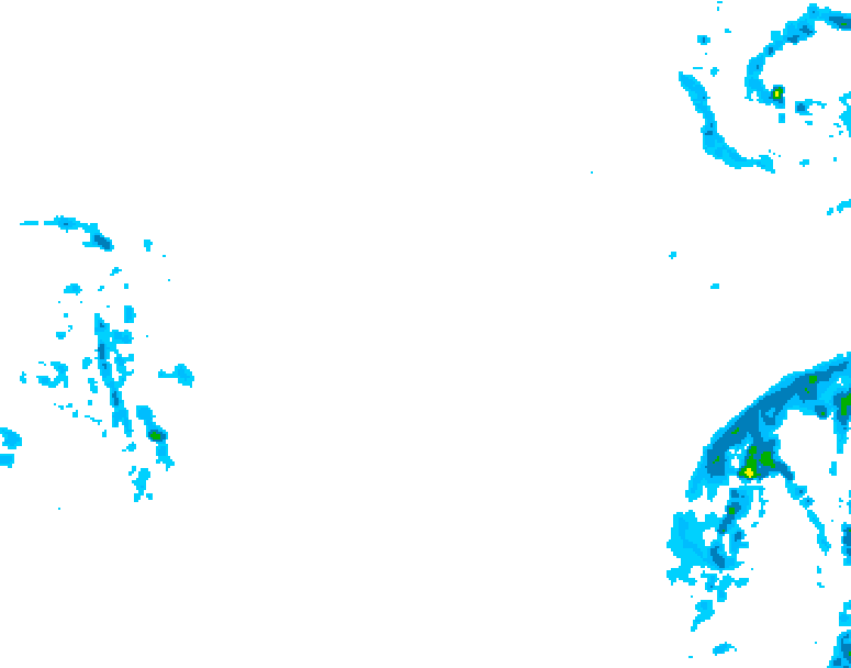 GDPS precipitation 030 hour forecast chart for Canada based on 2026/01/31 1200Z data
