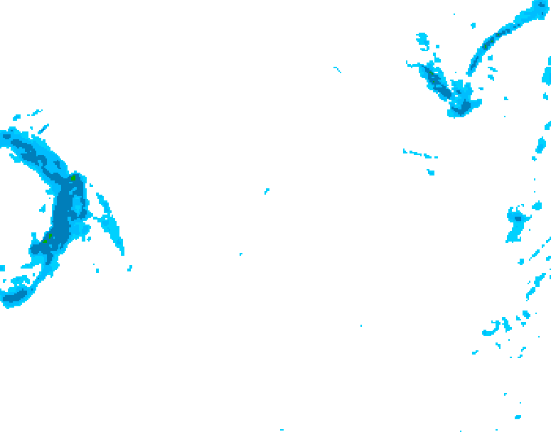 GDPS precipitation 072 hour forecast chart for Canada based on 2026/01/31 1200Z data