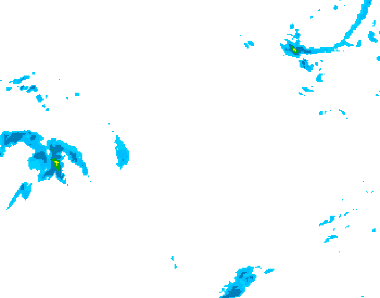 GDPS precipitation 090 hour forecast chart for Canada based on 2026/01/31 1200Z data