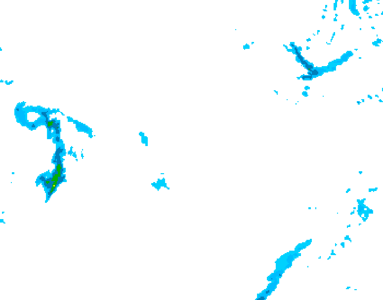 GDPS precipitation 102 hour forecast chart for Canada based on 2026/01/31 1200Z data
