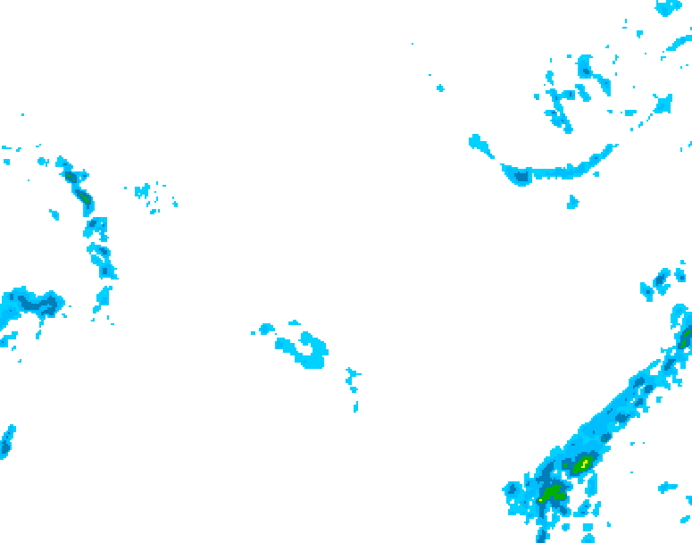 GDPS precipitation 120 hour forecast chart for Canada based on 2026/01/31 1200Z data