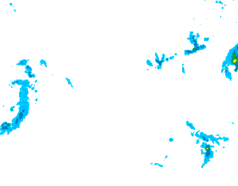 GDPS precipitation 162 hour forecast chart for Canada based on 2026/01/31 1200Z data
