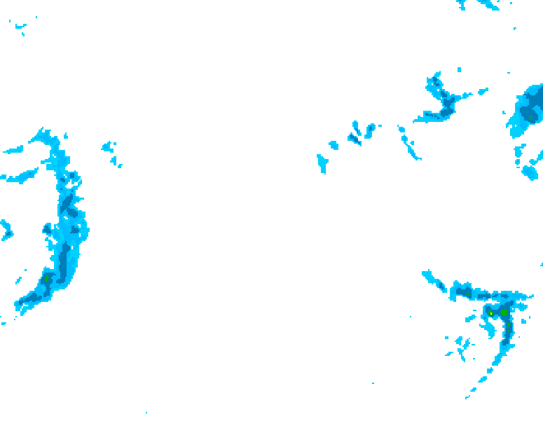 GDPS precipitation 168 hour forecast chart for Canada based on 2026/01/31 1200Z data