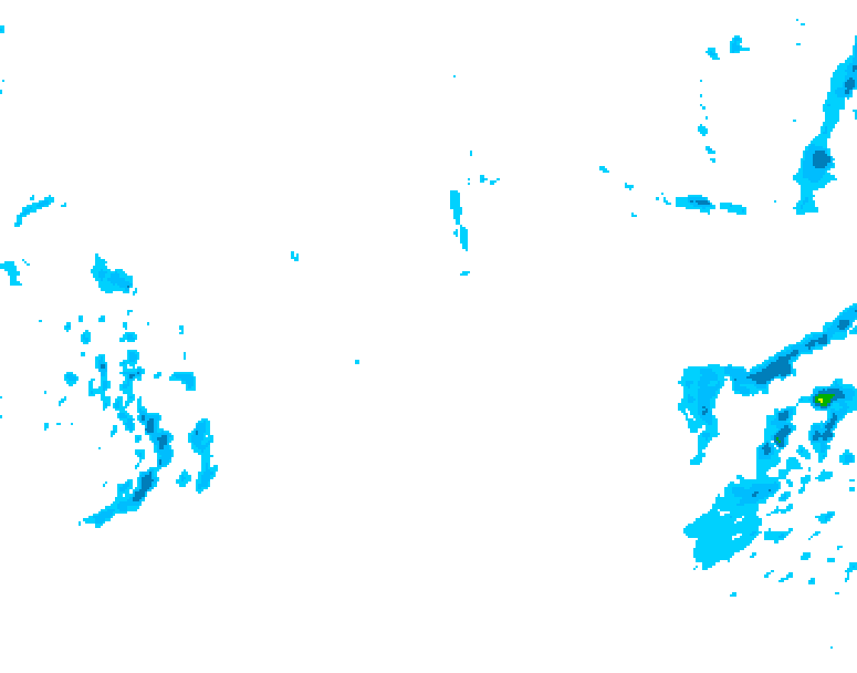 GDPS precipitation 186 hour forecast chart for Canada based on 2026/01/31 1200Z data