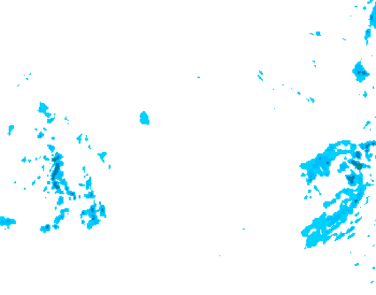 GDPS precipitation 192 hour forecast chart for Canada based on 2026/01/31 1200Z data