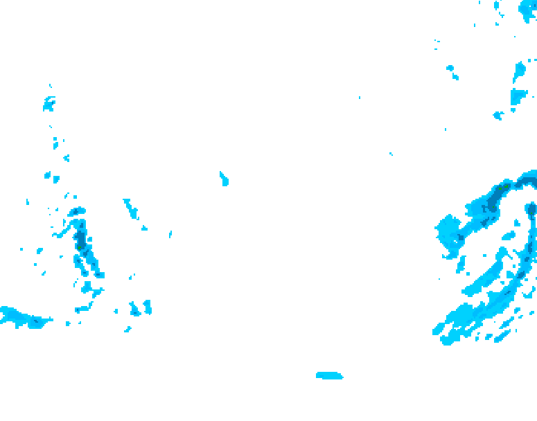 GDPS precipitation 198 hour forecast chart for Canada based on 2026/01/31 1200Z data