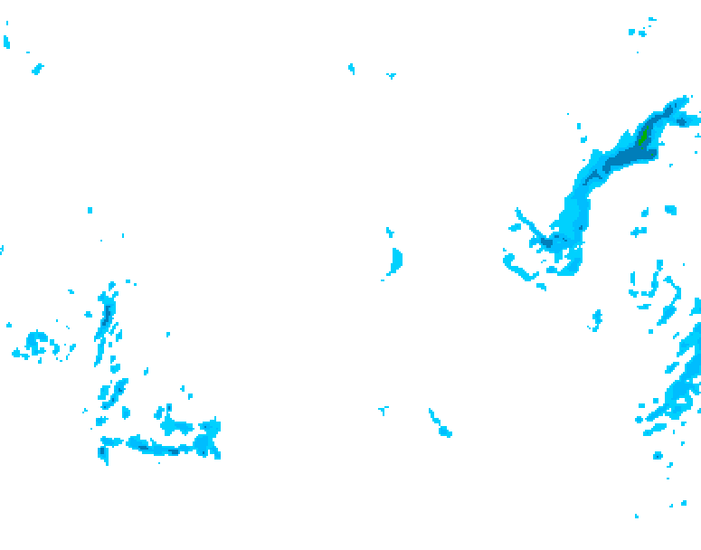 GDPS precipitation 228 hour forecast chart for Canada based on 2026/01/31 1200Z data