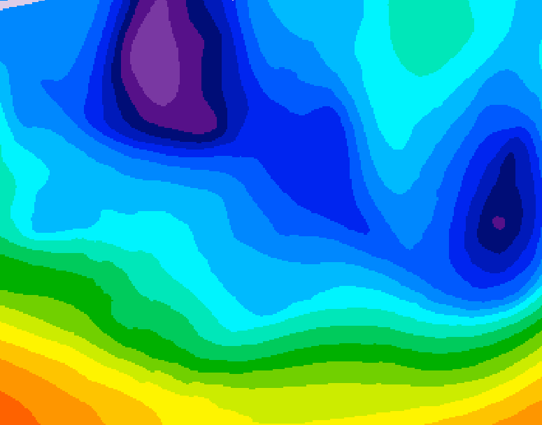 GDPS 500 millibar geopotential height 204 hour forecast chart for Canada based on 2026/02/01 0000Z data