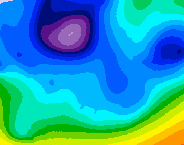 GDPS 500 millibar geopotential height 240 hour forecast chart for Canada based on 2026/02/01 0000Z data