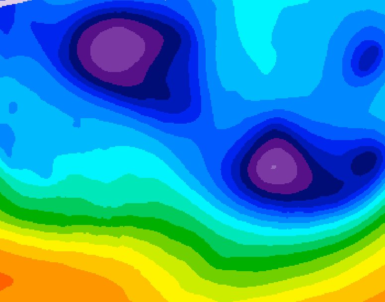GDPS 500 millibar geopotential height 174 hour forecast chart for Canada based on 2026/02/01 1200Z data