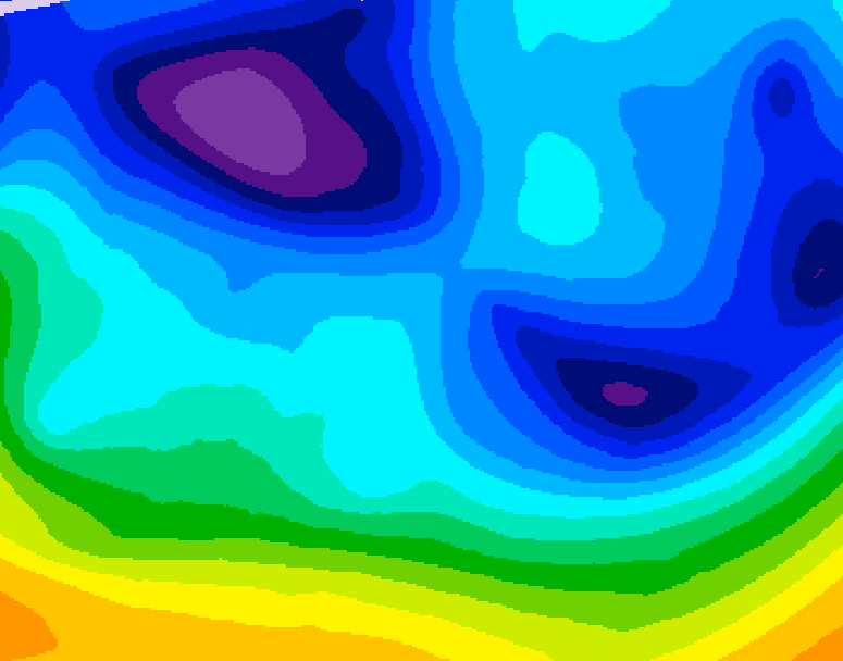 GDPS 500 millibar geopotential height 192 hour forecast chart for Canada based on 2026/02/01 1200Z data